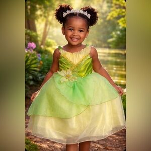 Disney Princess Tiana costume for girls.  Size 2-3T.